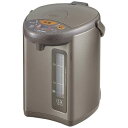 象印 電気ポット メタリックブラウン 3L 蒸気セーブ機能つき CD-WU30 TM