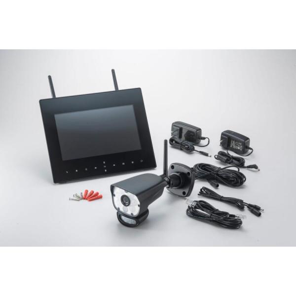 乐天商城 - NSK 200万画素ワイヤレスカメラセット らくらくeye cam light 2 ブラック NS-9112WMS2 [NS9112WMS2]【EGKP】