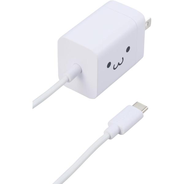 USB Power Delivery 20W AC充電器 Cケーブル一体型 1.5m USB 充電器 USB-Cケーブル一体 1.5m MPA-ACCP692