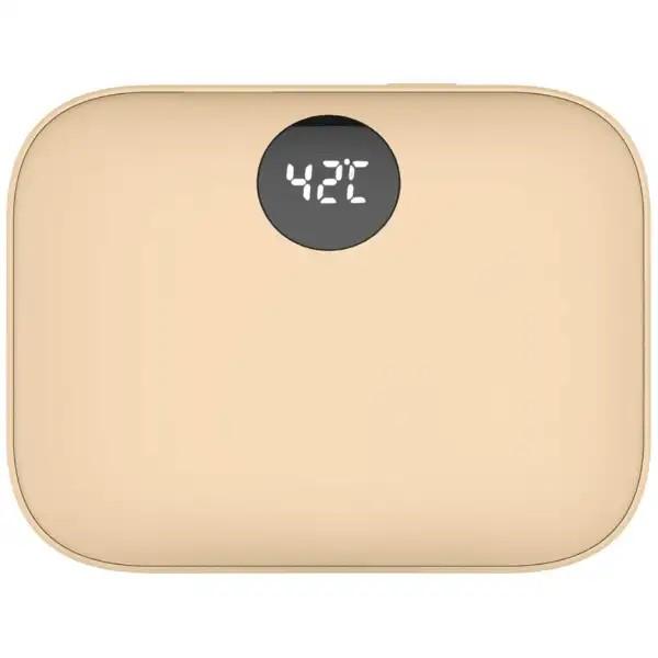 Coolean(クーリーン) USB充電式カイロ 9600mAh(USB-C/ USB-A) あったかPOMI(ベージュ) MS-CL286BG