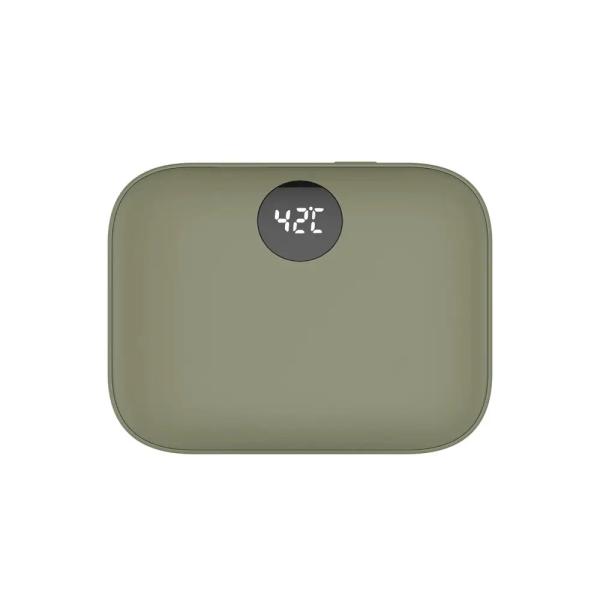 Coolean(クーリーン) USB充電式カイロ 9600mAh(USB-C/ USB-A) あったかPOMI(カーキ) MS-CL286KH