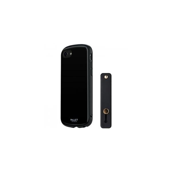 樂天商城 - iPhone SE（第3世代）/SE（第2世代）/8/7 耐衝撃ハイブリッドケース「PALLET AIR」ブラック　LN-ISS22PLA2BK