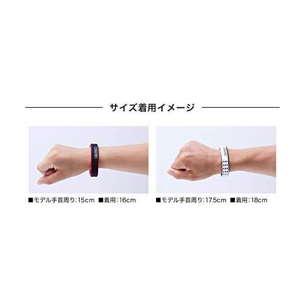 �ե����ƥ�(phiten) �֥쥹��å� RAKUWA�֥쥹S DUO|| 18cm �ۥ磻��/�֥�å� 0319TG806126