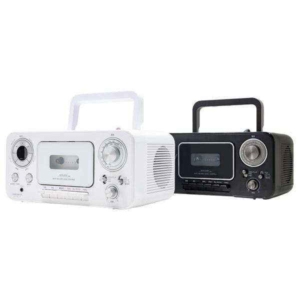 【最短翌日配送】 ANABAS アナバス CDラジオカセットレコーダー ブラック CD-C330B FM/AM ワイドFM対応 カセット CD-R/RW対応 AC/乾電池 cdラジカセ ラジカセ ポータブル CDプレーヤー ラジオ カセットテープ プレーヤー コンパクト 高音質 レトロ 持ち運び 防災 ddshop-10010981 でんでんショッピング 楽天市場店 サンプル画像3