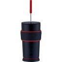 ピーコック ゲーミングストローボトル 550ml レッドブラック ATX-R55(RB)