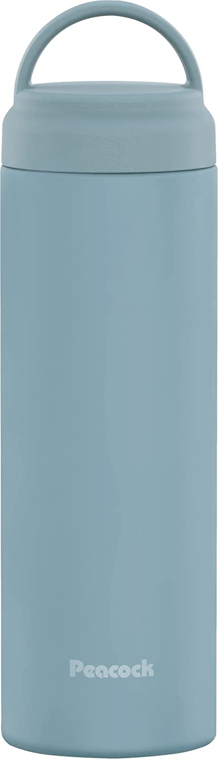 ピーコック 水筒 ステンレス ボトル スクリューマグボトル (ハンドル付き) 保温 保冷 480ml スモーキーブルー AKZ-48(ASM)