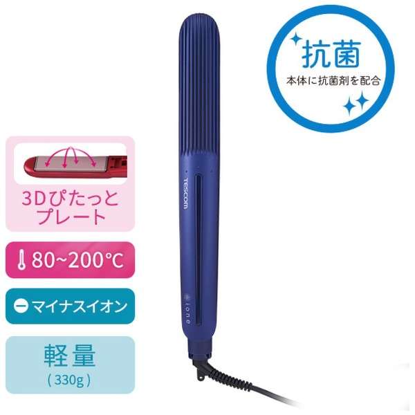 テスコム マイナスイオン ヘアーアイロン ネイビー TS430A(A)