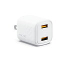 ボルトミー VOLTME USB AC充電器 Revo 12 Duo 2.4A USB-A×2ポート 折りたたみ式プラグ ホワイト V2078 折りたたみ式プラグ ブラック V2078 プラグ 充電 コンセント 高速 早急 スマホ 携帯 持ち歩き 安全機能 コンパクト 家 職場 会社 おでかけ 外出 お泊まり(2)