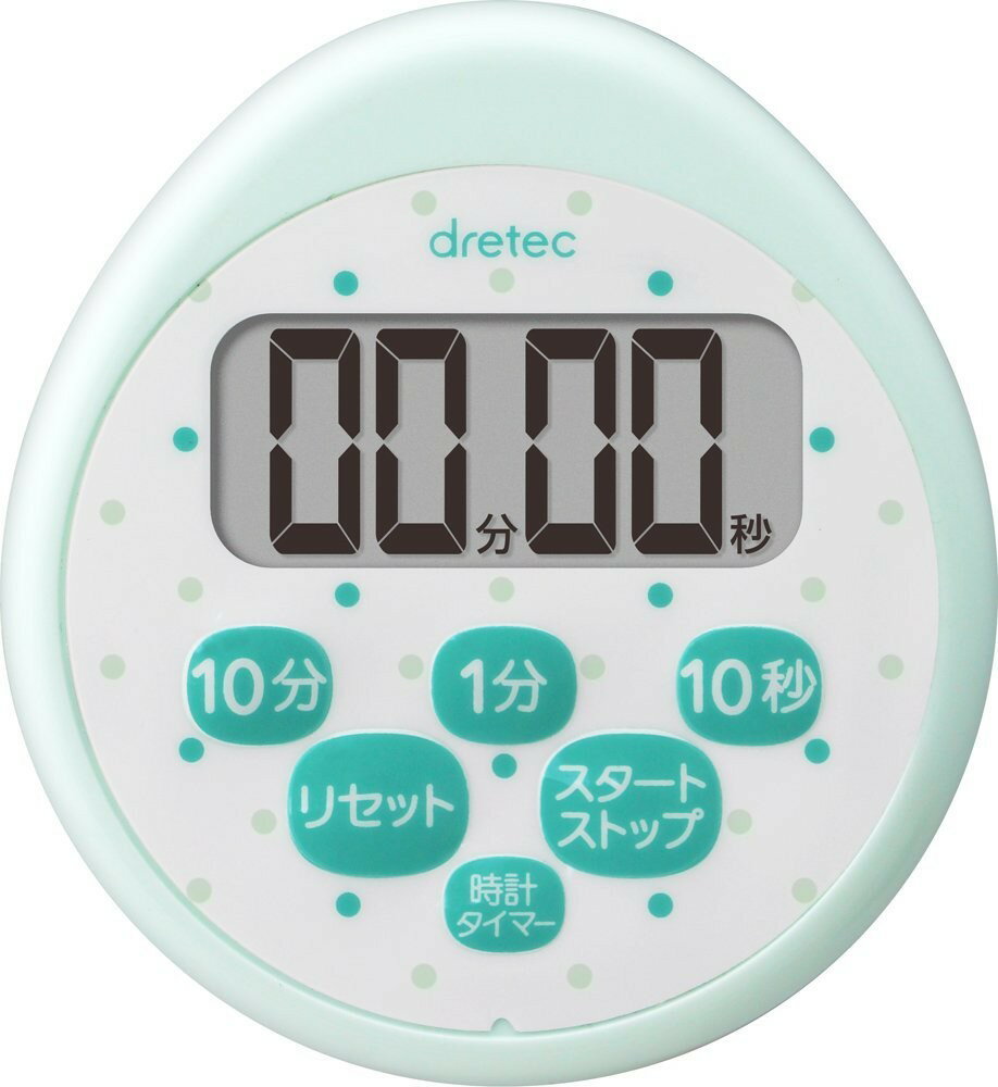 ネコポス ポスト投函 配送 18 Off ドリテック グリーン T 565gn 時計付き防水タイマー