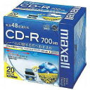 マクセル データ用CD-R ワイドプリンタブル CDR700S.WP.S1P20S