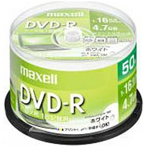 ޥ ǡ DVD-R 4.7GB 1-16® ץ󥿥֥ۥ磻 50祹ԥɥ륱 DR47PWE.50SP