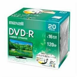 ޥ Ͽ DVD-R ɸ120ʬ 16® CPRM CPRMб ץ󥿥֥ ۥ磻 20ѥå DRD120WPE.20S Ͽ ƥ Ͽ ¸ 󥯥åȥץ󥿡б