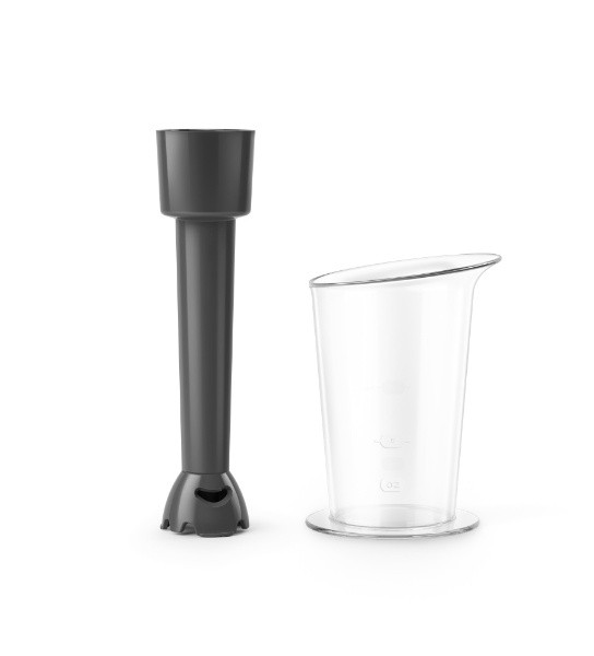 ティファール ハンドブレンダー ベビーマルチ ライトグレー HB65GDJP 1台3役 離乳食対応 Powelixブレード なめらか仕上げ 時短30％ 可変スピード ダイヤル調整 ソフトグリップ ターボスピード クッキングカップ付き 離乳食カップ付き 食洗機対応 シャフトホール設計 400W ddshop-10000785 でんでんショッピング 楽天市場店 サンプル画像2