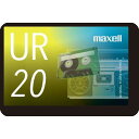 「7/13 -7/15期間ポイントUP」 マクセル 録音用カセットテープ 20分 1巻 URシリーズ UR-20N