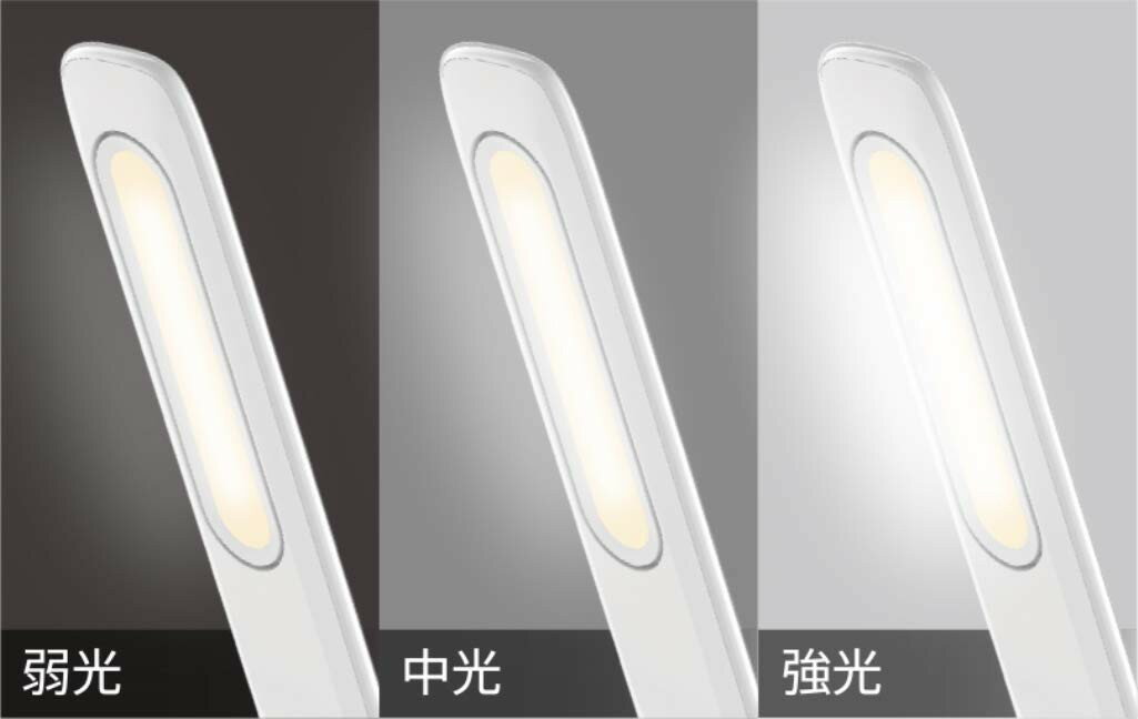 ゼピール LEDスタンドライト スマホワイヤレス充電(Qi)/USB充電対応 ホワイト DQL-H1009-WH [3]