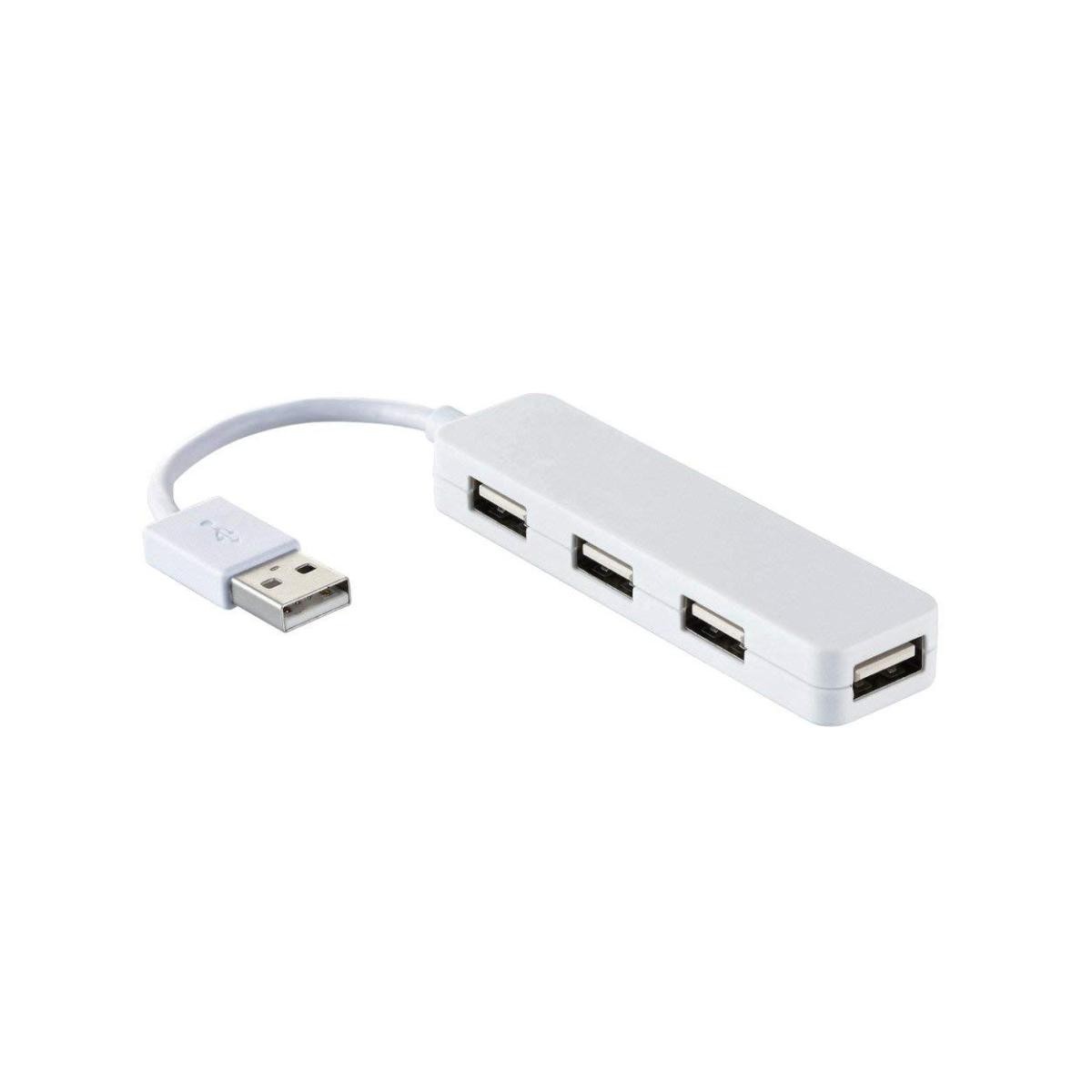 エレコム USBハブ 2.0対応 4ポート バスパワー ホワイト U2H-SN4NBWH