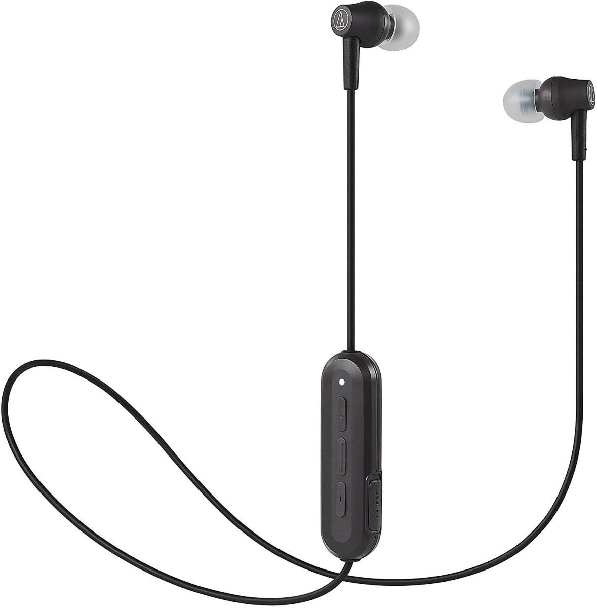 オーディオテクニカ Bluetooth対応 ワイヤレスイヤホン ATH-CK150BT BK