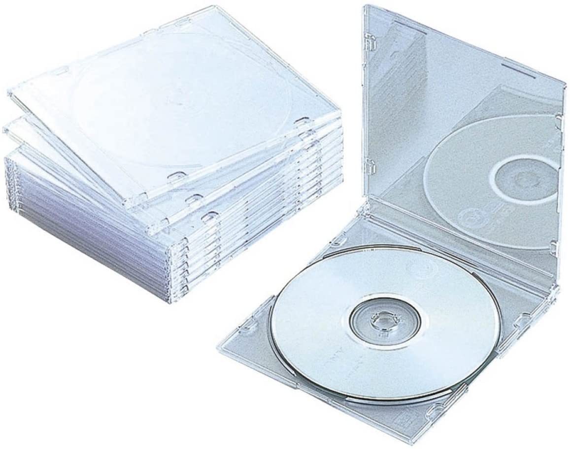 エレコム DVD・CDケース プラケース CCD-JSCS10 CR