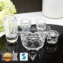 クリスタル 仏具 5具足 5点セット GH-1 花立 香炉 燭台 茶湯器 仏器 仏壇 夫婦 位牌 戒名 供養 49日法要 モダン仏具 手元供養 慰霊 没日 俗名