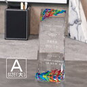 クリスタル トロフィー CR-51A(大) 名入れ 記念品 表彰状 退職記念 周年記念 創立記念 ゴルフコンペ ホールインワン スポーツ大会 イベント 優勝 ト...