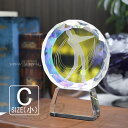 トロフィー ゴルフ クリスタルトロフィー 806C(小) 名入れ オリジナル 記念品 表彰状 退職記念 周年記念 創立記念 ゴルフコンペ ホールインワン スポーツ大会 イベント 優勝 プレゼント ギフト