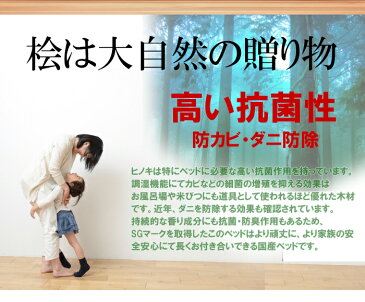 国産 ヒノキ 大人用 子供 (二段ベッド 202cm kirara)【2段ベッド 大川家具 木製 無垢 ロータイプ 桧 檜 ひのき ベッド ロフトベッド すのこベッド シングルベッド 親子ベッド 安心 安全 天然木 ナチュラル モダン 耐震 日本製 おしゃれ】