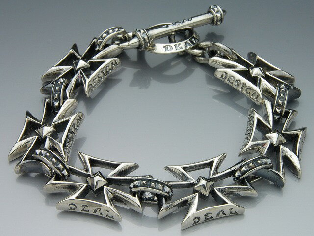 【DEAL DESIGN/ディールデザイン】◆クロスガードブレス◆ シルバー アクセサリー メンズ レディース ギフト アーティスト着用 おしゃれ おすすめ 国...