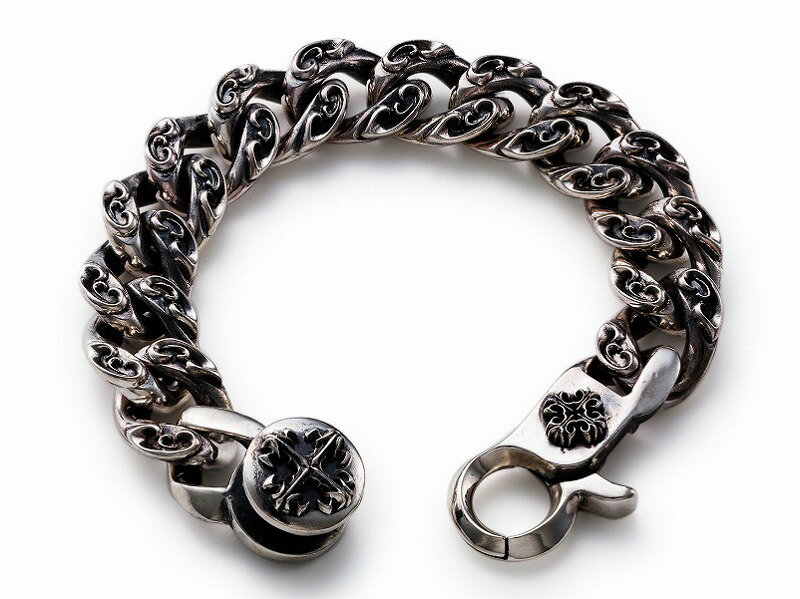 【DEAL DESIGN/ディールデザイン】◆クラシックフローラルブレス:フル◆ シルバー アクセサリー メンズ レディース ギフト アーティスト着用 おしゃれ...