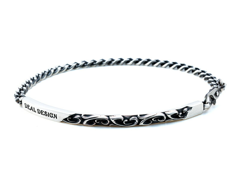 【DEAL DESIGN/ディールデザイン】◆マイクロクリップブレス:DECAYEDバー◆ シルバー アクセサリー メンズ レディース ギフト アーティスト着用...