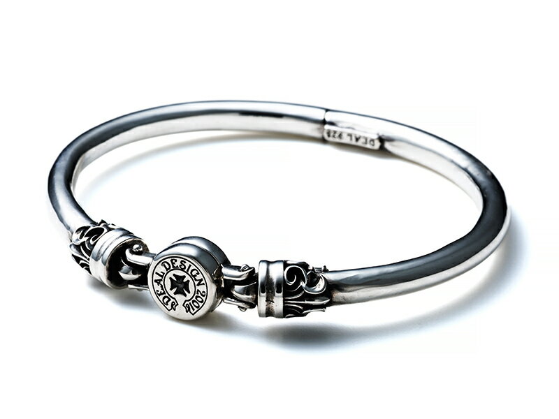 【DEAL DESIGN/ディールデザイン】◆シールロゴカフブレス◆ シルバー アクセサリー メンズ レディース ギフト アーティスト着用 おしゃれ おすすめ ...