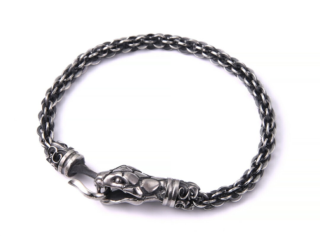 【DEAL DESIGN/ディールデザイン】◆スネークバイトブレス:ディスクチェーン◆ シルバー アクセサリー メンズ レディース ギフト アーティスト着用 お...