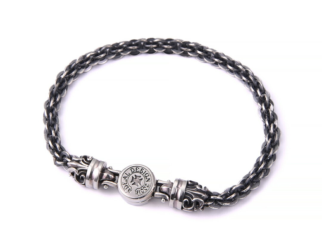 【DEAL DESIGN/ディールデザイン】◆シールロゴブレス:ディスクチェーン◆ シルバー アクセサリー メンズ レディース ギフト アーティスト着用 おしゃ...