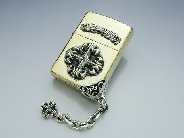 【DEAL DESIGN/ディールデザイン】◆カスタムZIPPO:グランドリリークロス◆ シルバー アクセサリー メンズ レディース ギフト アーティスト着用 おしゃれ おすすめ 国産 ブランド ネックレス ペンダント リング ピアス ブレスレット