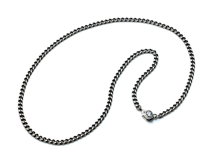 【DEAL DESIGN/ディールデザイン】◆マイクロクリップチェーン with Stone◆ シルバー アクセサリー メンズ レディース ギフト アーティスト...