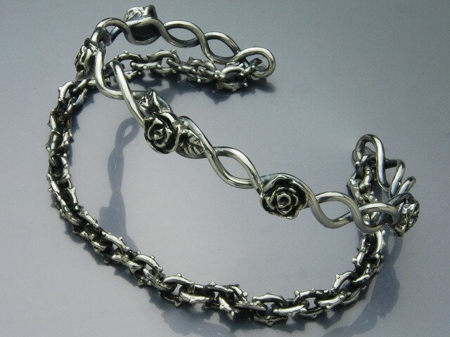 【DEAL TEARS/ディールティアーズ】◆ダブルローズバングル◆ シルバー アクセサリー メンズ レディース ギフト アーティスト着用 おしゃれ おすすめ ...