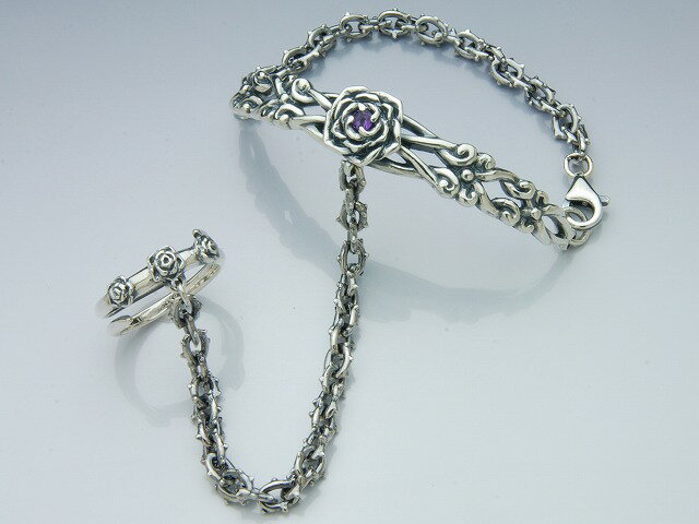 【DEAL TEARS/ディールティアーズ】◆スプリットローズブレス◆ シルバー アクセサリー メンズ レディース ギフト アーティスト着用 おしゃれ おすすめ...