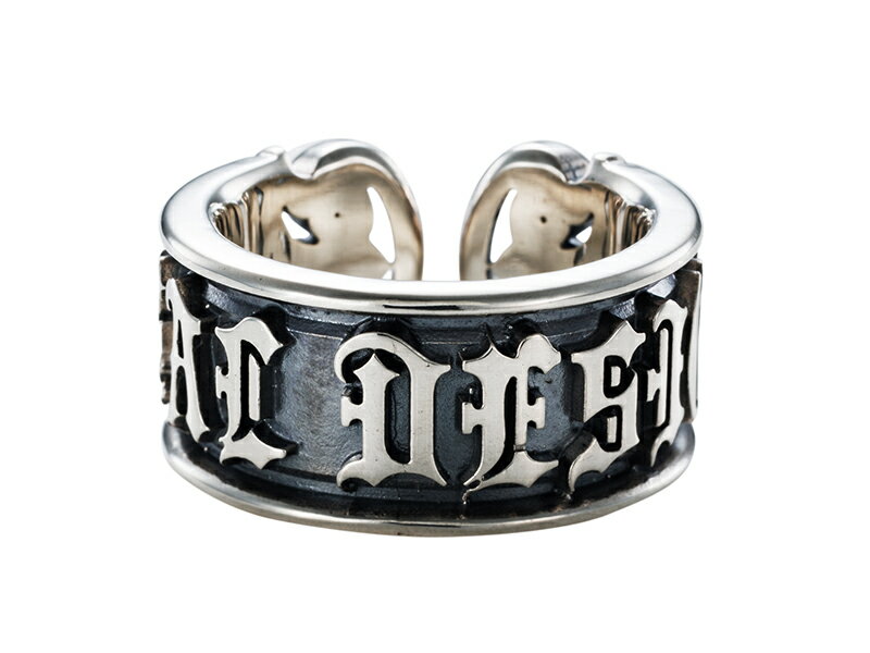 【DEAL DESIGN/ディールデザイン】◆リリーエンドロゴリング◆ シルバー アクセサリー メンズ レディース ギフト アーティスト着用 おしゃれ おすすめ...