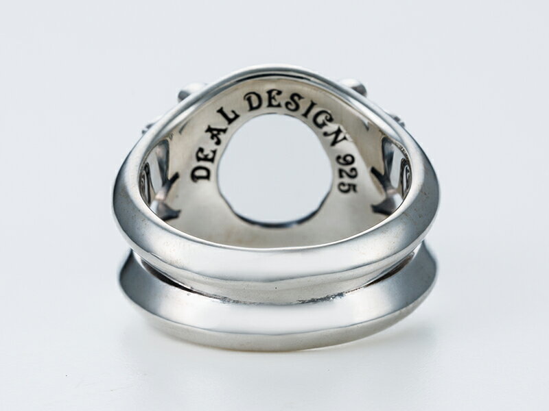 ディールデザイン楽天市場店の【DEAL DESIGN/ディールデザイン】◆インホールKGリング◆ シルバー アクセサリー メンズ レディース ギフト アーティスト着用 おしゃれ おすすめ 国産 ブランド ネックレス ペンダント リング ピアス ブレスレット｜アングル2