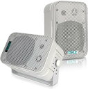 PYLE 3WAY アウトドアスピーカー PDWR40W 防錆防水 角度調整 200ワット 高出力スピーカー 6カ月保証