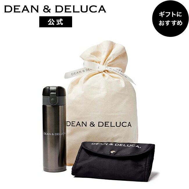 ディーンアンドデルーカ ショッピングバッグ&マグボトルギフト DEAN&DELUCA人気 エコバッグ バッグ 折りたたみ 実用的 マグボトル プレゼント ギフト 母の日