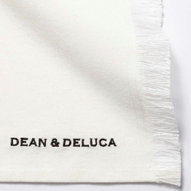 ディーンアンドデルーカ コットンナプキン White DEAN&DELUCAホリデー クリスマス おうち時間 新生活 食卓 ランチョンマット ナプキン プレゼント ギフト おしゃれ 大人 シンプル 3
