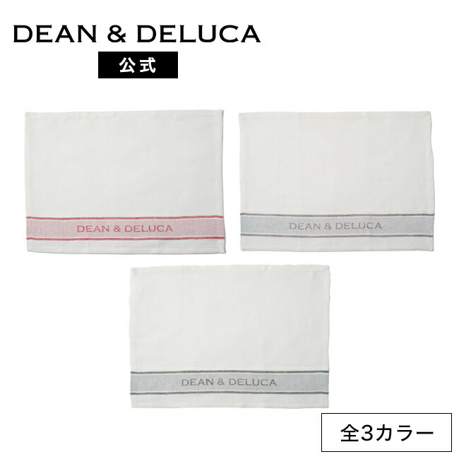 ディーンアンドデルーカ ジャガードプレースマット (レッド×ホワイト / グレー×ホワイト / グリーン×ホワイト) DEAN&DELUCAプレースマット ナプキン ティータイム ピクニック アウトドア ランチョンマット 鍋敷き 母の日