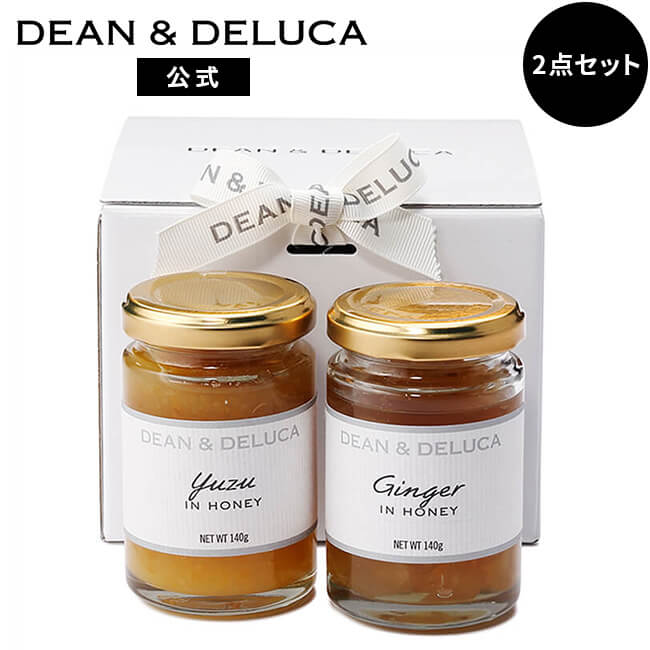 ディーンアンドデルーカ 蜂蜜漬け2種ギフト (国産ゆずとしょうがのはちみつ漬け) ギフトボックス付き　定番人気はちみつ漬け 2種 DEAN&DELUCA はちみつ ギフト お祝い 御礼 お中元 父の日 母の日のサムネイル