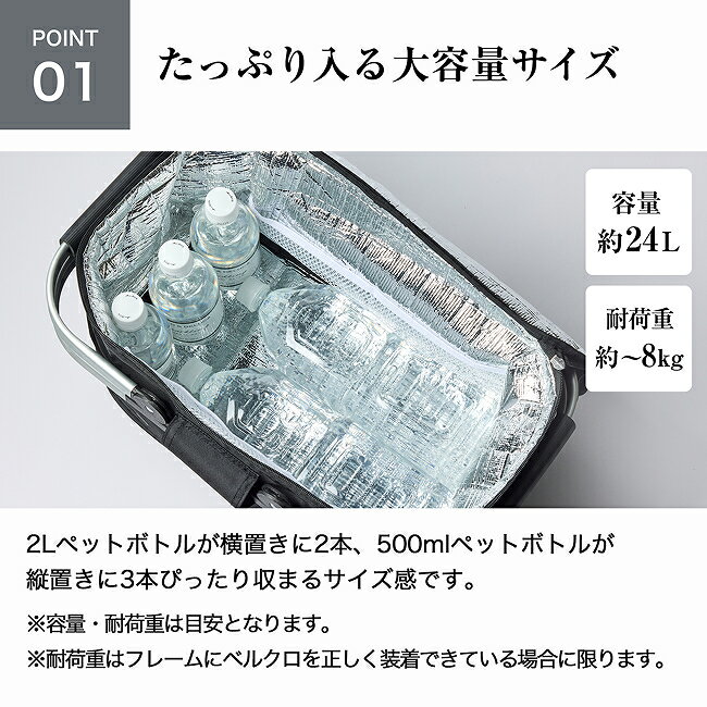 ディーンアンドデルーカ アルミハンドルクーラーバッグ（ブラック） DEAN&DELUCA ...