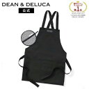 DEAN & DELUCA エプロン ディーンアンドデルーカ ブラックエプロン&ポットホルダーセット DEAN&DELUCAおしゃれ シンプル 無地 実用的 男女兼用 ユニセックス 母の日