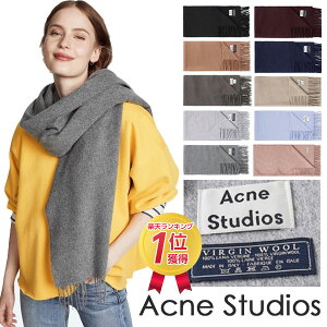 【20%OFF：1/1 0:00-1/5 23:59】[本物保証] ★楽天1位【旧タグあり】アクネ ストゥディオズ ACNE STUDIOS CANADA ギフト プレゼント 大判ウール マフラー ストール ウール100% レディース メンズ 全10色