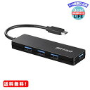 MR:BUFFALO USB nu TypeC USB3.1 Gen1 4|[g oXp[ ubN X݌v BSH4U125C1BK