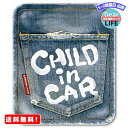 MR:【マグネット】デニム風 CHILD IN CAR マグネット ステッカー チャイルドインカー 子供が乗ってます チャイルドinカー/メイヴルアットホーム（CHILD）
