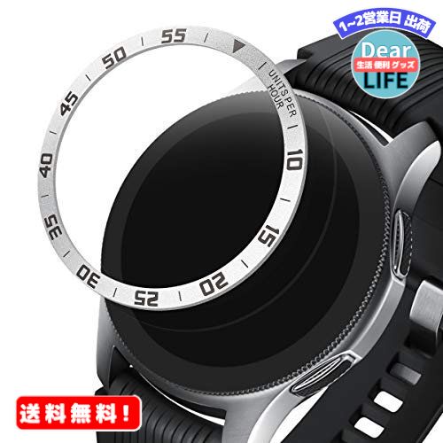 MR:kwmobile Ή: Samsung Galaxy Watch (46mm) / Galaxy Gear S3 Frontier & Classic x[O tBbglXgbJ[ - x[ی EHb`Ɍ Vo[/F