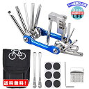 MR:Oziral 自転車工具セット 6点セット 自転車修理キット 自転車用ツールセット パンク修理キット 11-in-1マルチツール 六角レンチ タ..